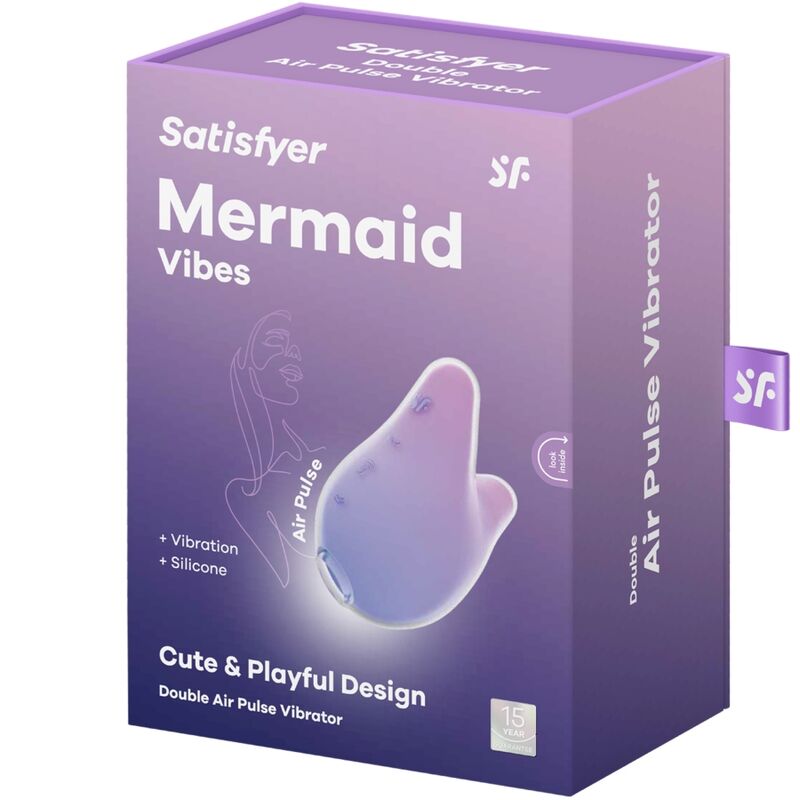 Satisfyer Mermaid Vibes Stimulateur & Vibrateur Violet et Rose (vue 6)