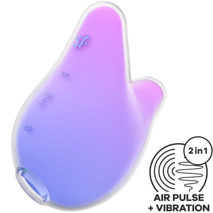 Satisfyer Mermaid Vibes Stimulateur & Vibrateur Violet et Rose