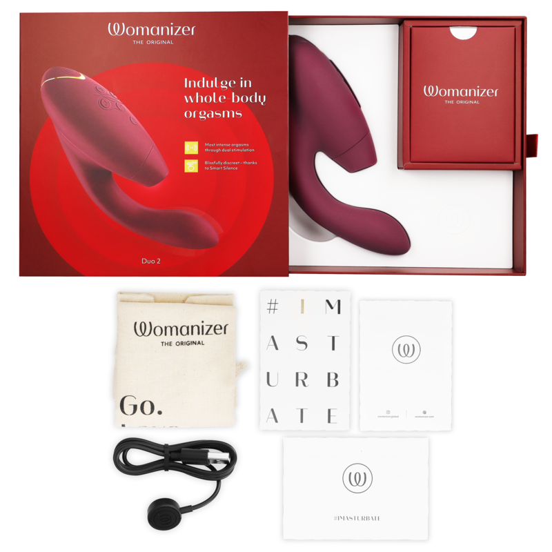 Womanizer Duo 2 Stimulateur Bordeaux (vue 6)