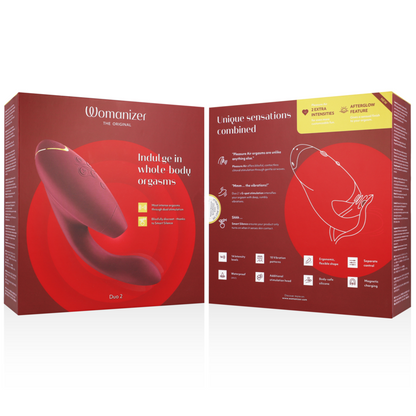 Womanizer Duo 2 Stimulateur Bordeaux (vue 7)
