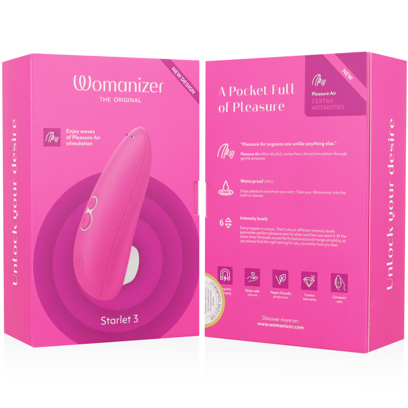 Womanizer Stimulateur Clitoral Starlet 3 Rose (vue 7)