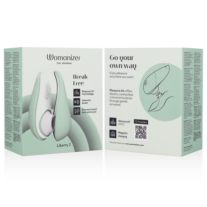 Womanizer Liberty 2 Stimulateur de Clitoris et Aspiration Vert Clair (vue 7)