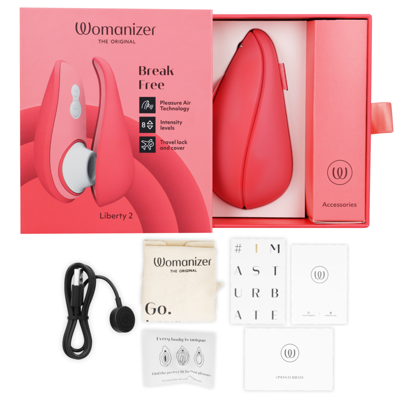 Womanizer Liberty 2 Stimulateur de Clitoris et Aspiration Rose (vue 6)