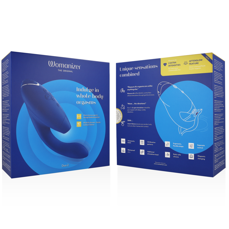 Womanizer Duo 2 Stimulateur Bleu (vue 7)