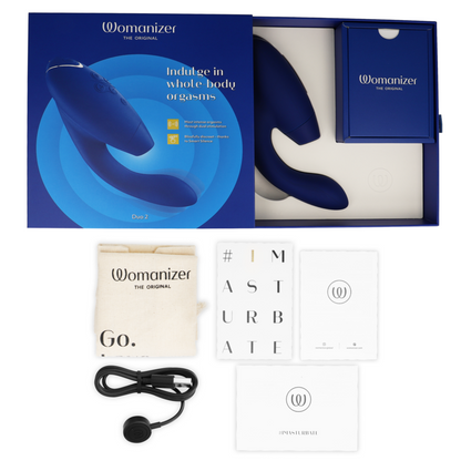 Womanizer Duo 2 Stimulateur Bleu (vue 6)