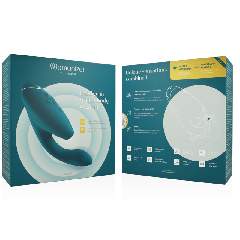 Womanizer Duo 2 Stimulator Bleu Pétrole (vue 7)