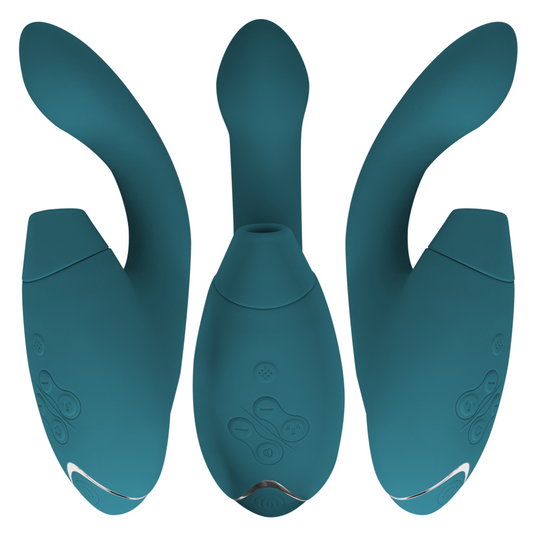 Womanizer Duo 2 Stimulator Bleu Pétrole (vue 2)