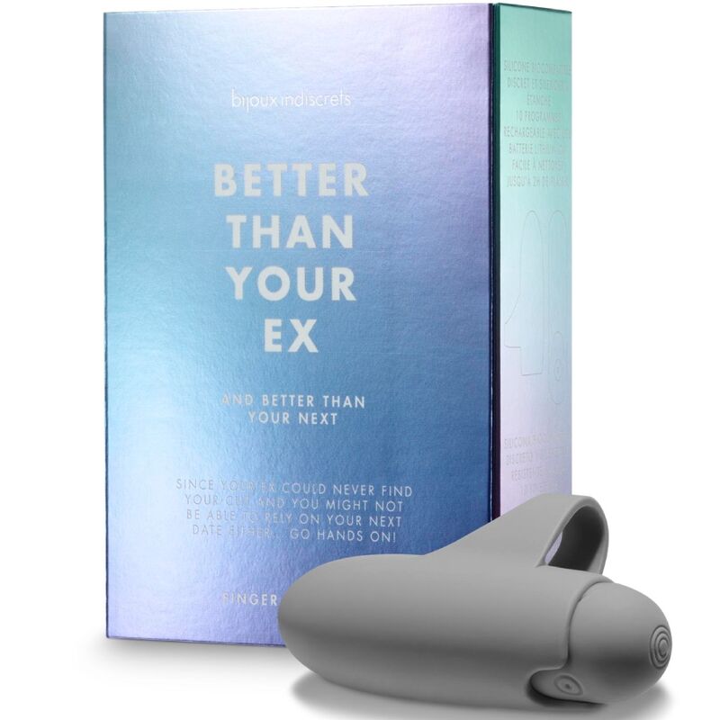 Bijoux Indiscrets Mieux Que Votre Ex Vibrateur Bullet 10 Vibrations Gris (vue 2)