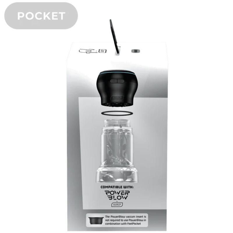 Feel Pocket Stroker Cristal par Kiiroo Transparent (vue 6)