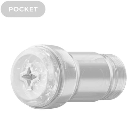 Feel Pocket Stroker Cristal par Kiiroo Transparent