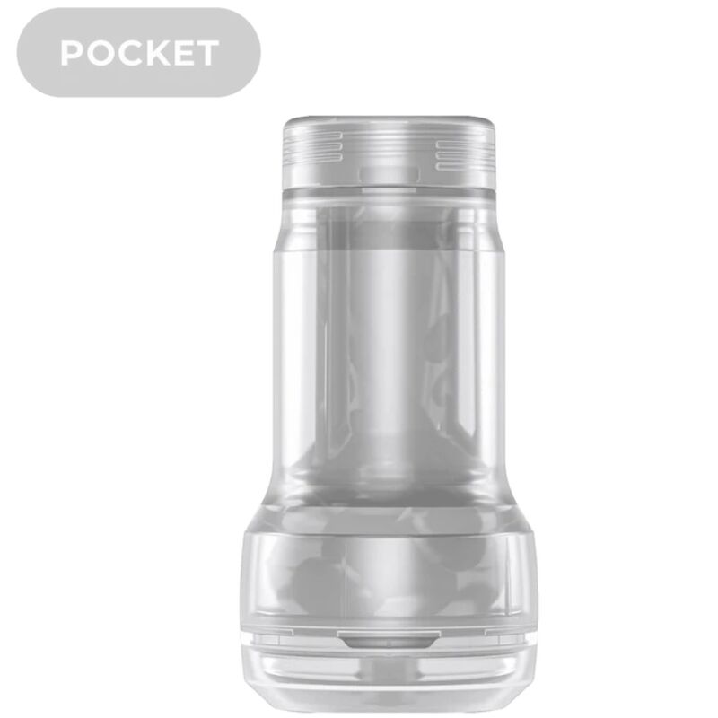 Feel Pocket Stroker Cristal par Kiiroo Transparent (vue 3)