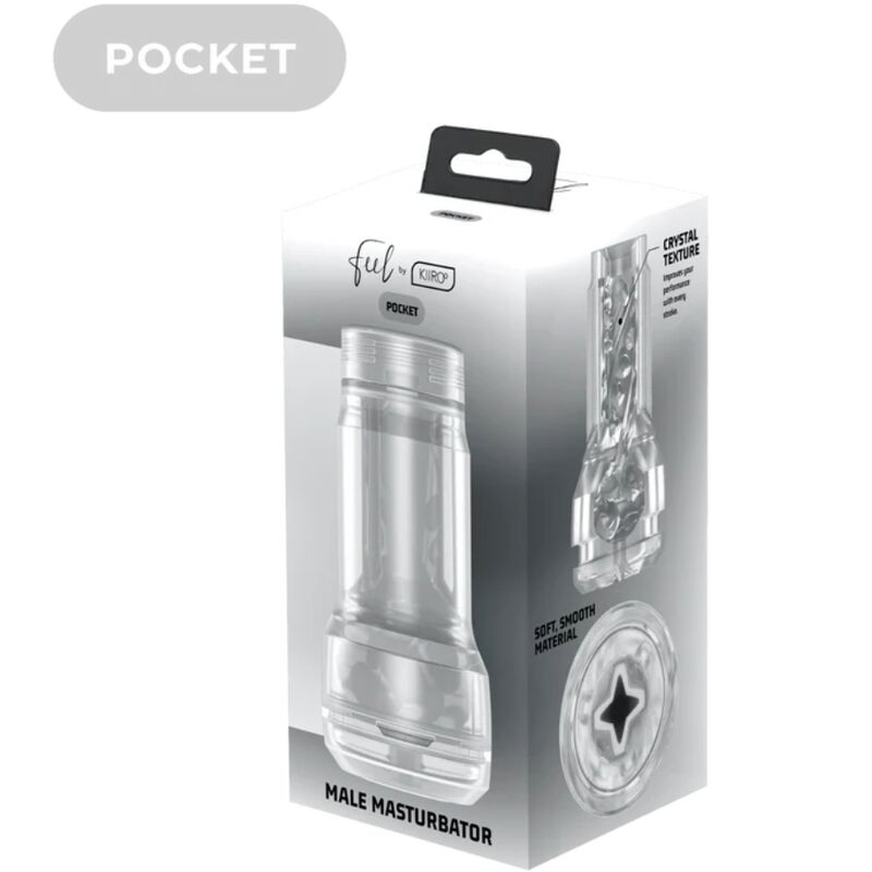 Feel Pocket Stroker Cristal par Kiiroo Transparent (vue 7)