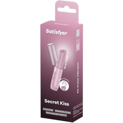 Satisfyer Stimulateur de Clitoris Secret Kiss Wave Rose (vue 6)