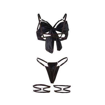 Subblime Ensemble Soutien-gorge avec Nœud Noir Réglable S/m (vue 8)