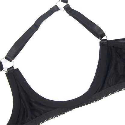 Subblime Ensemble Soutien-gorge avec Nœud Noir Réglable S/m (vue 15)
