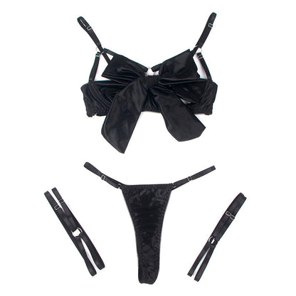 Subblime Ensemble Soutien-gorge avec Nœud Noir Réglable L/xl (vue 7)