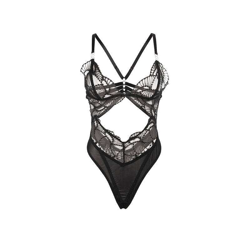 Subblime Body Transparent avec Dentelle Creuse Noir L/xl (vue 5)