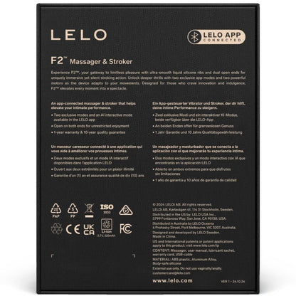 Lelo Masturbateur pour Homme F2S™ Teal Rouge (vue 11)