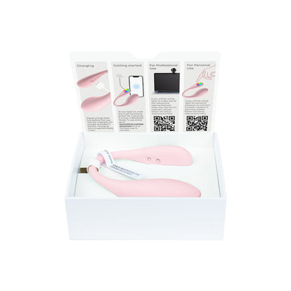 Kiiroo Vibrateur Spot Kiss Me en Forme de U Rose (vue 5)