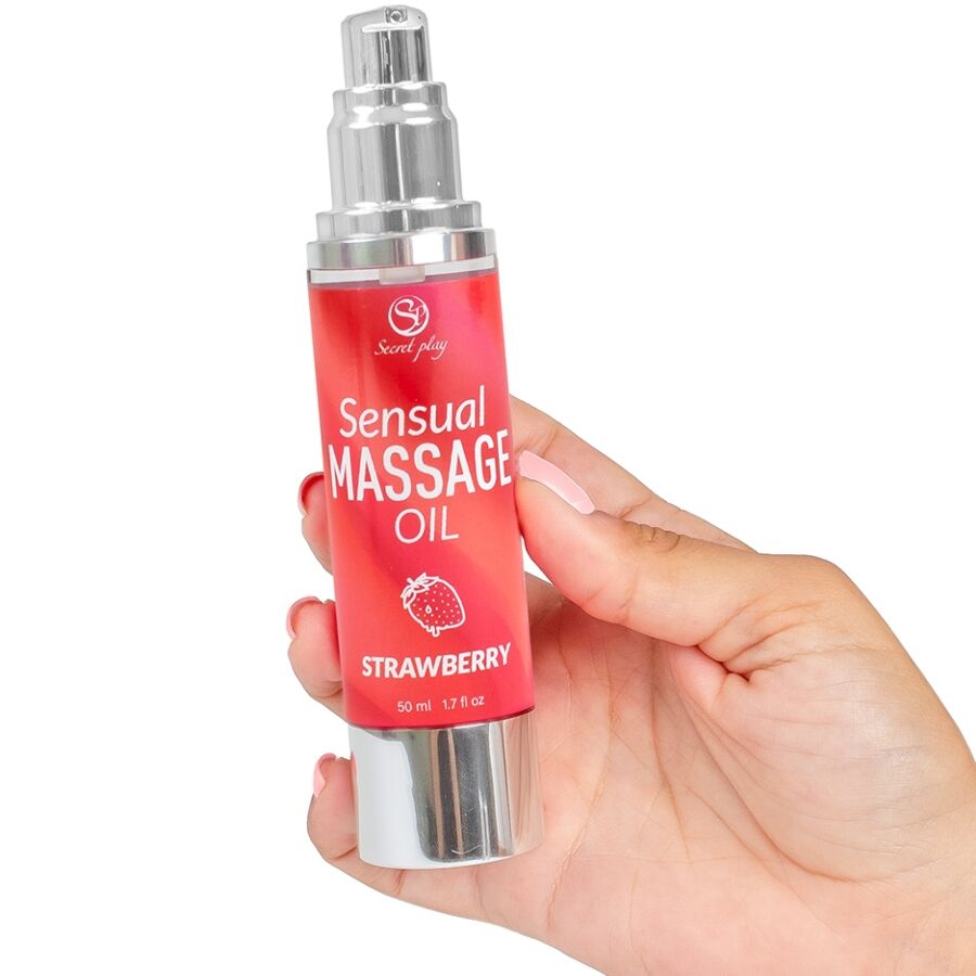 Secret Play Huile de Massage à la Fraise (vue 2)