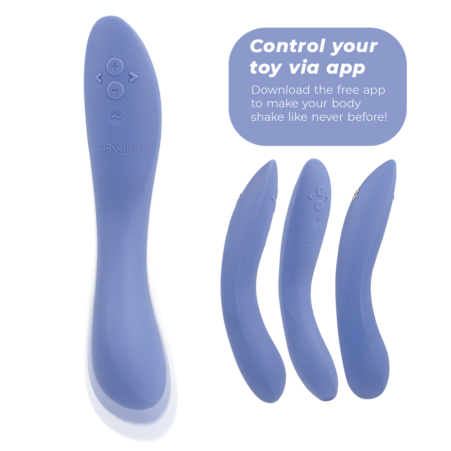 We-vibe Rave 2 Vibrateur Point G Bleu (vue 2)
