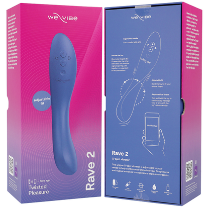 We-vibe Rave 2 Vibrateur Point G Bleu (vue 7)