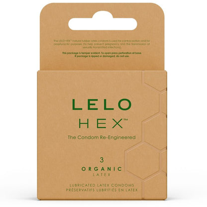 Lelo HEX Boîte de Préservatifs Biologiques 3 Unités