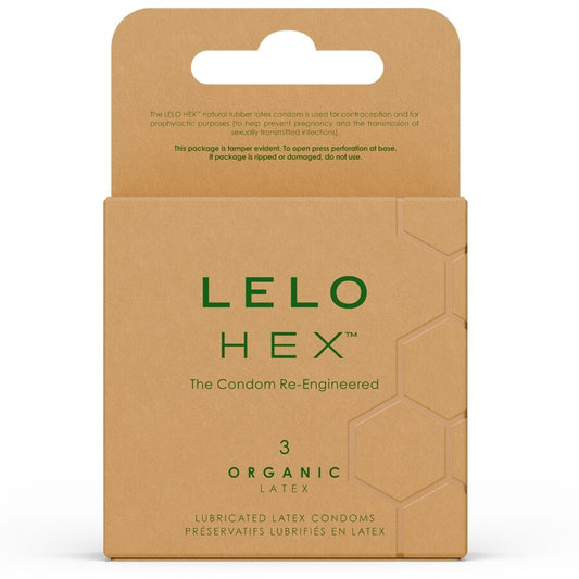 Lelo HEX Boîte de Préservatifs Biologiques 3 Unités