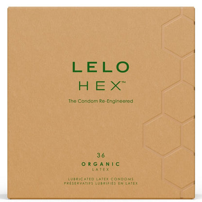 Lelo HEX Boîte de Préservatifs Biologiques 36 Unités