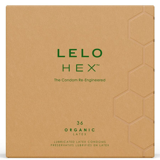 Lelo HEX Boîte de Préservatifs Biologiques 36 Unités