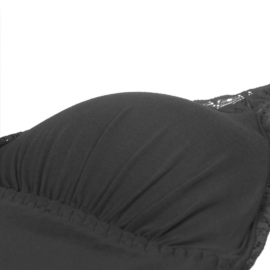 Subblime Teddy Détail Dentelle Florale Noir L/xl (vue 12)