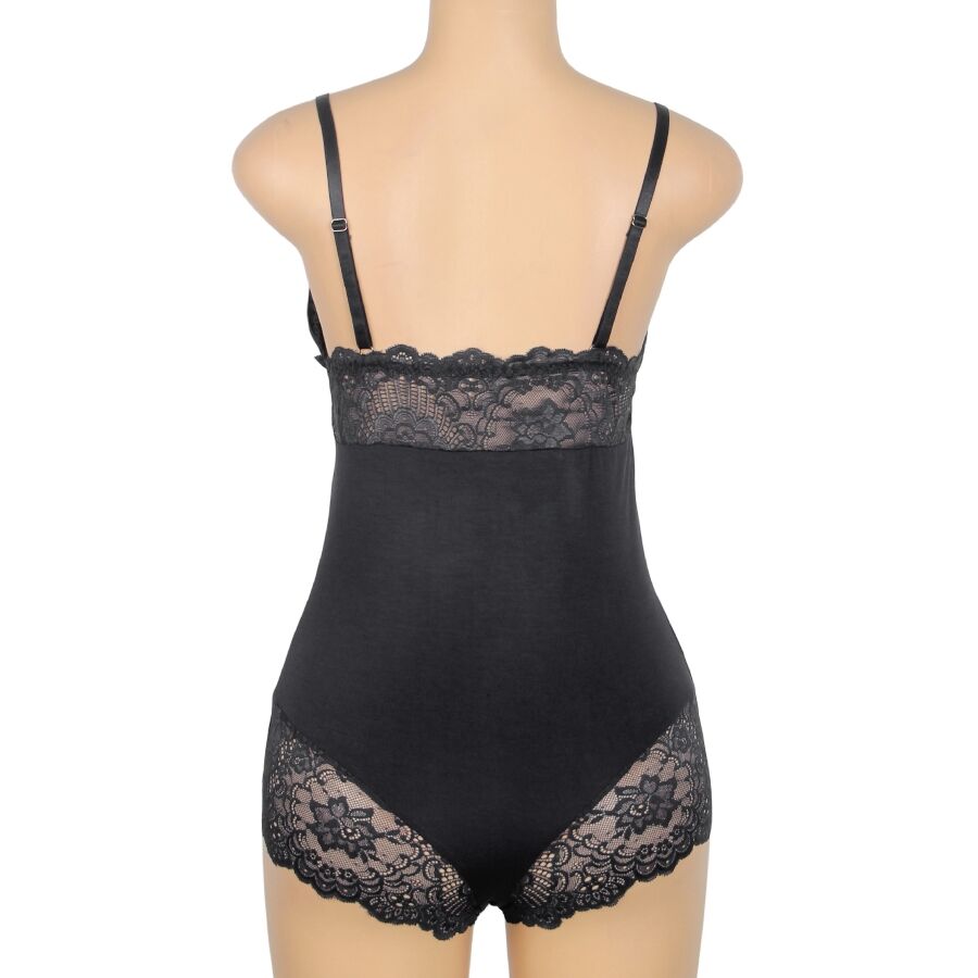 Subblime Teddy Détail Dentelle Florale Noir L/xl (vue 9)