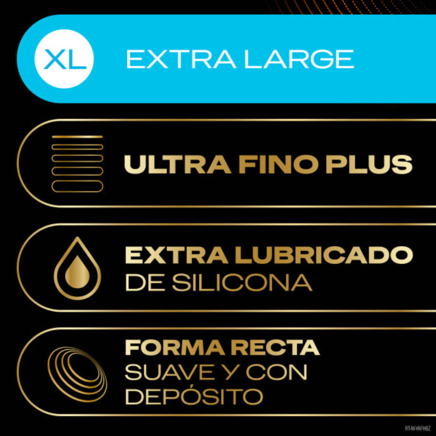 Durex Connexion Totale XL Ultra Fine Plus sans Latex 10 Unités (vue 3)