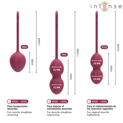 Intense Kit Charli Kegel Ball Bourgogne (vue 5)