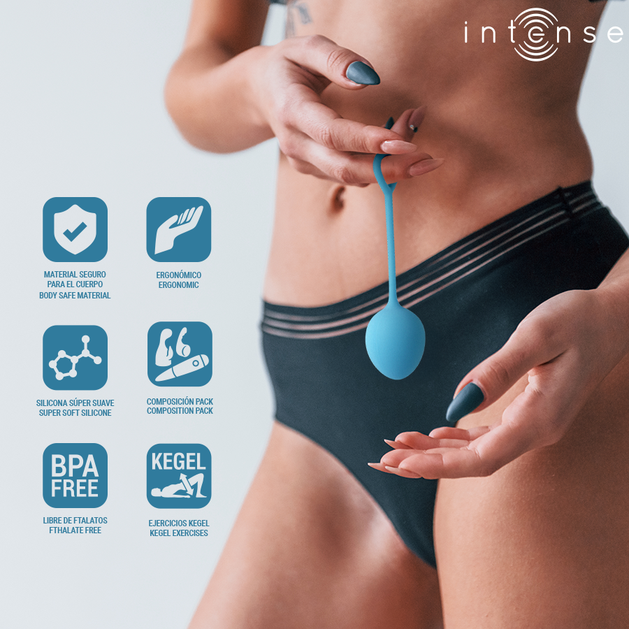 Intense Charli Kegel Ball Kit Bleu (vue 6)