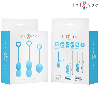 Intense Charli Kegel Ball Kit Bleu (vue 7)