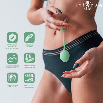 Intense Kit de Boules de Kegel Charli Vert Clair (vue 6)