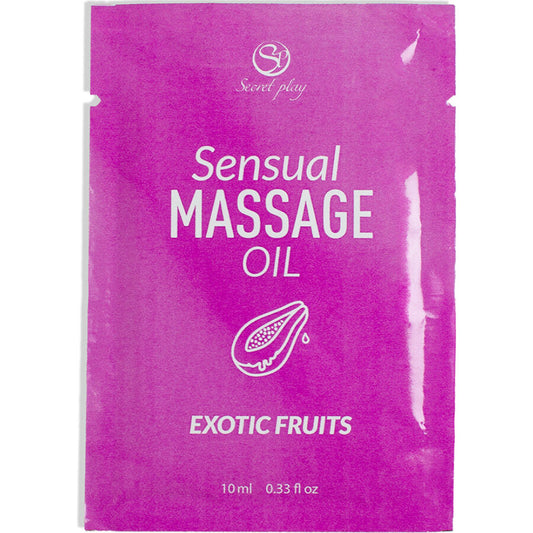 Secret Play Huile de Massage Monodose aux Fruits Exotiques 10 Ml