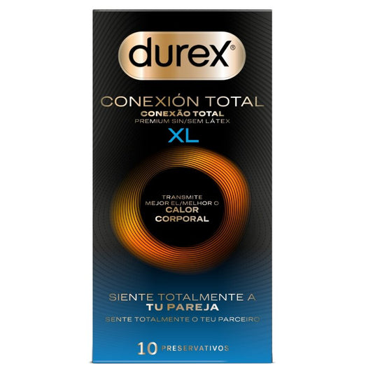 Durex Connexion Totale XL Ultra Fine Plus sans Latex 10 Unités