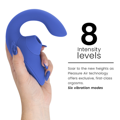 Womanizer Vibrateur Stimulateur Bleu Vibrant Bleu (vue 5)