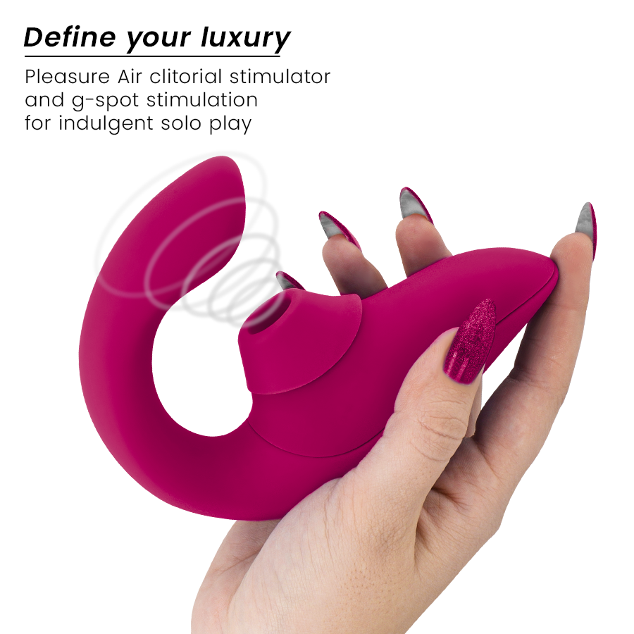 Womanizer Vibrateur Stimulateur Blend Rabbit Rose Vibrant (vue 3)