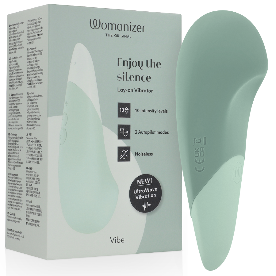 Womanizer Vibromasseur Silencieux Vibe Lay-on Sage