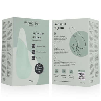 Womanizer Vibromasseur Silencieux Vibe Lay-on Sage (vue 7)
