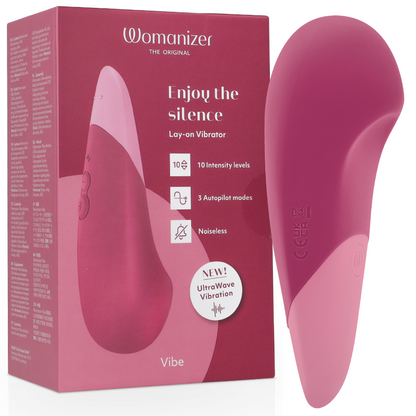Womanizer Vibrateur Silencieux Vibe Lay-on Rose Foyer