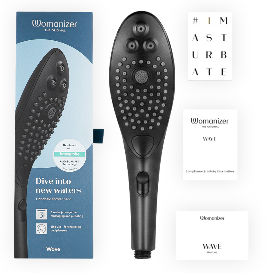 Womanizer Pommeau de Douche Clitorial Wave Noir (vue 6)