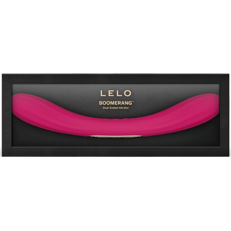 Lelo Boomerang Vibrateur à Double Extrémité Cerise (vue 4)