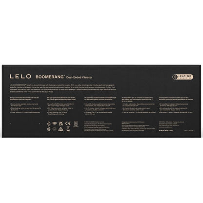 Lelo Boomerang Vibrateur à Double Extrémité Violet (vue 5)