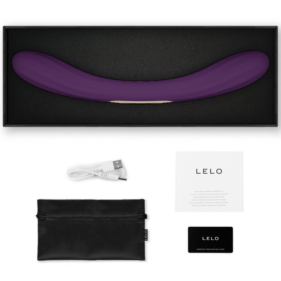 Lelo Boomerang Vibrateur à Double Extrémité Violet (vue 3)