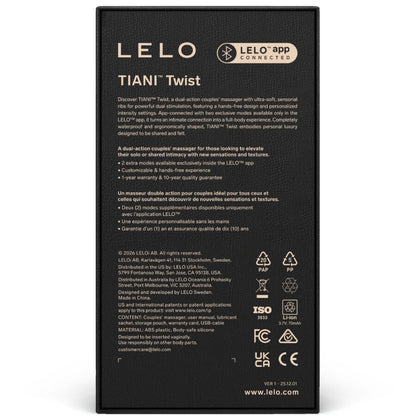 Lelo Tiani Twist Couples Vibrateur en Mousse (vue 4)