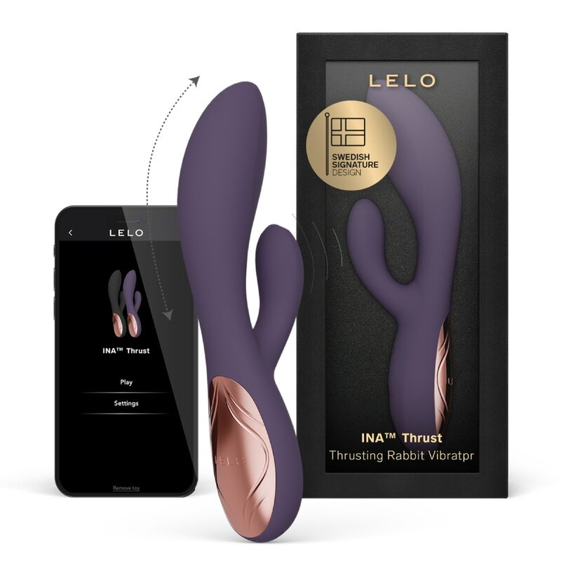 Lelo Ina Thrust Rabbit Vibrateur à Poussée Violet